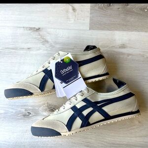 Onitsuka Tiger
TOKUTEN sneakers size 6.5 greyish-cream/blue New Without Box